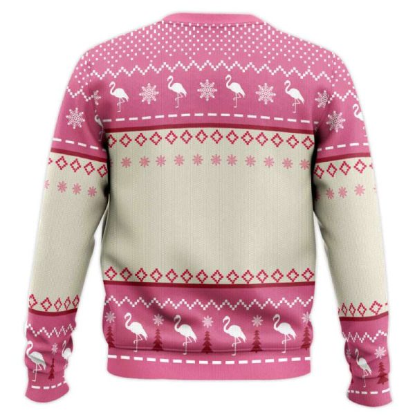 Pink Flamingo Ugly Christmas Sweater