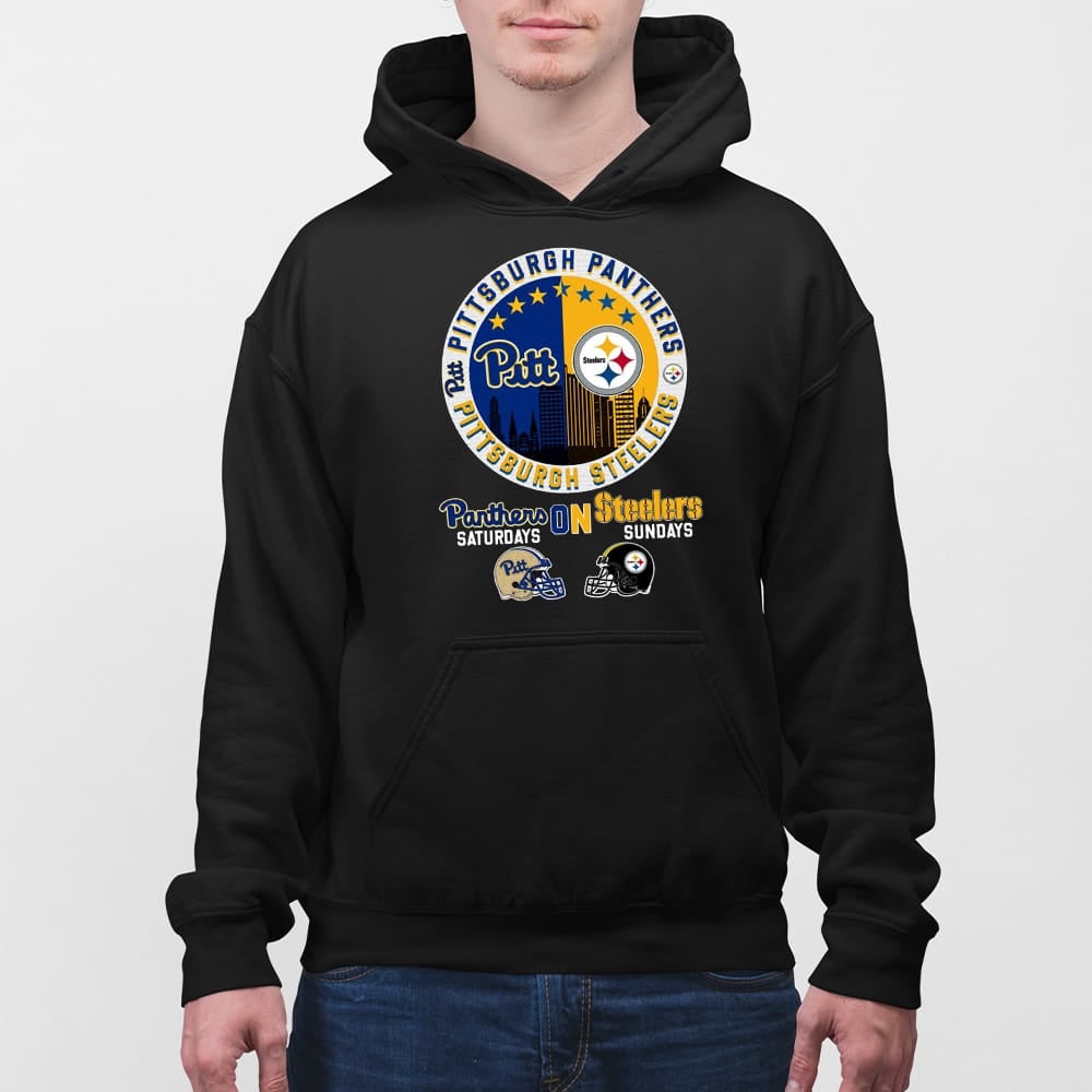 Pitt On Saturdays Steelers On Sundays Shirt Pitt On Saturdays Steelers On Sundays Shirt