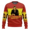 Pulp Fiction Winston Wolf Christmas Ugly Sweater