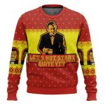 Pulp Fiction Winston Wolf Christmas Ugly Sweater