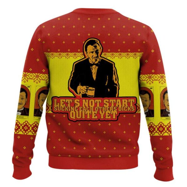 Pulp Fiction Winston Wolf Christmas Ugly Sweater