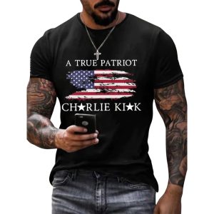 A True Patriot Charlie Kirk T-Shirt 1 A True Patriot Charlie Kirk Shirt1