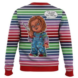 Chuckie Doll Good Guys Ugly Christmas Sweater1