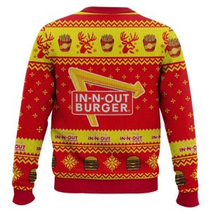 In N Out Burger Ugly Christmas Sweater1