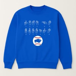 2025 Bisons Lets Go Buffalo ALS T Shirt 2