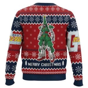 Xmas Tree Gundam Ugly Christmas Sweater1