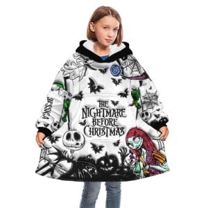Personalized The Nightmare Before Christmas Blanket Hoodie2