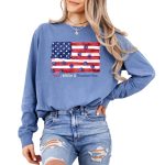 Red White & Blueberries Long Sleeve Shirt Charlie Kirk