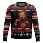 Retro Leonardo Dicaprio Meme Ugly Christmas Sweater