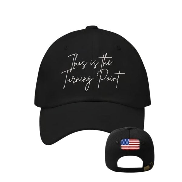 Retro This Is The Turning Point Print Baseball Cap