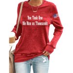 Retro You Took One We Rise As Thousands Print Sweatshirt