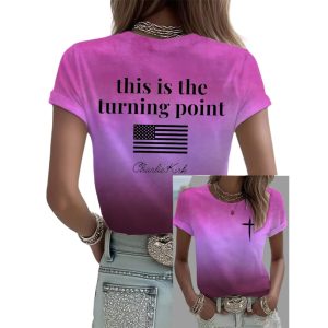 This is the Turning Point Charlie Kirk Gradient Shirt 3 This is the Turning Point Charlie Kirk Gradient Shirt3