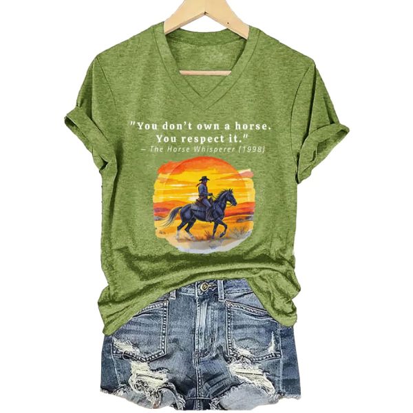 Robert Redford You Don’t Own A Horse You Respect It The Horse Whisperer 1998 Shirt