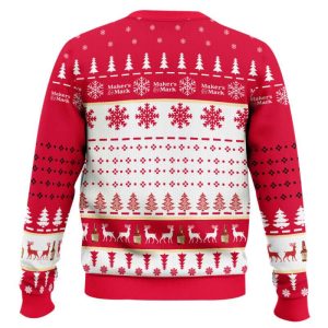 Makers Mark Titties Funny Ugly Christmas Sweater1