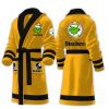 Grnch I Hate People But I Love My Steelers Fleece Bathrobe