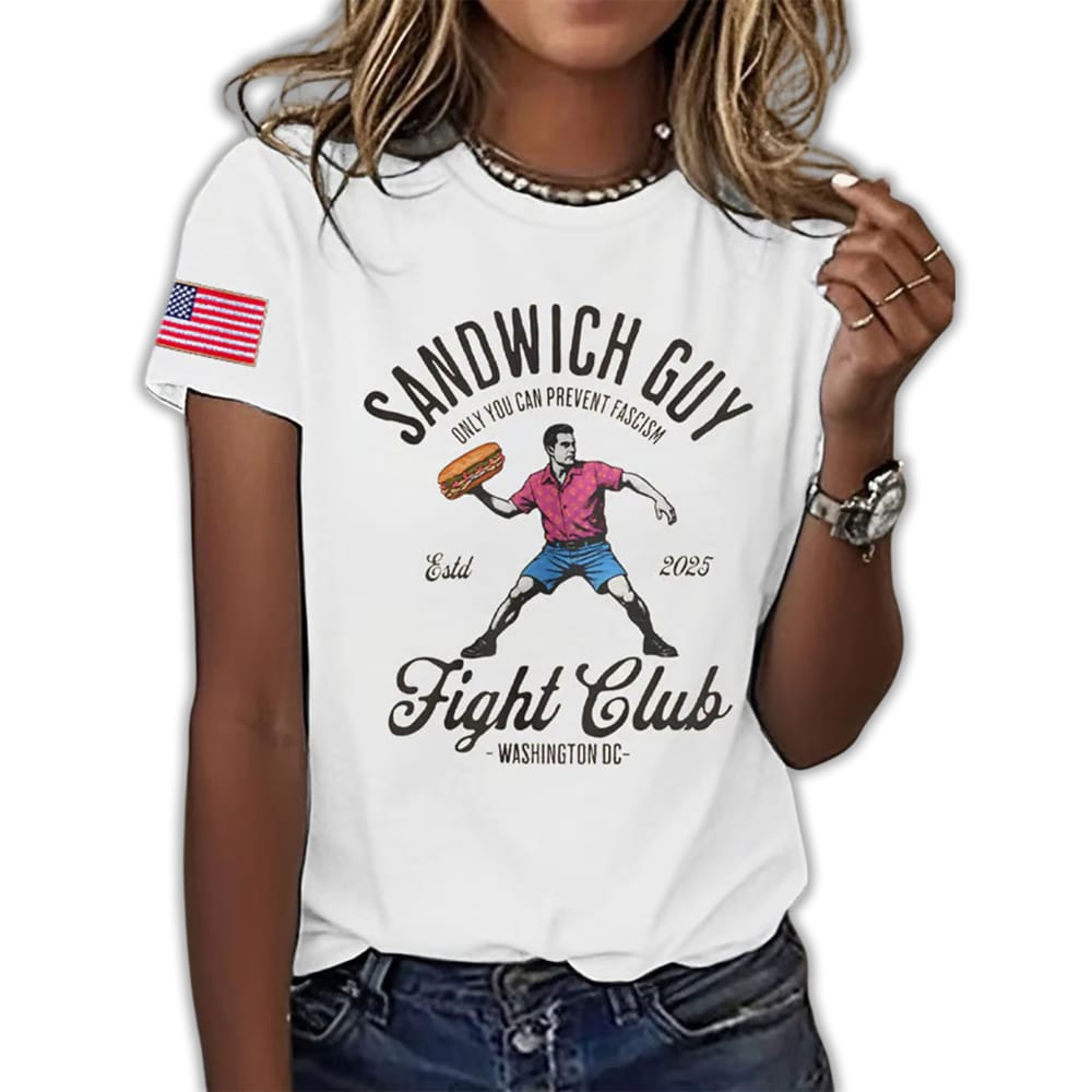 Sandwich Guy Only You Can Prevent Fascism Est 2025 Shirt Sandwich Guy Only You Can Prevent Fascism Est 2025 Shirt