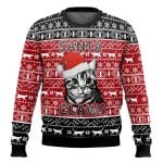 Santa Claws Cat Ugly Christmas Sweater