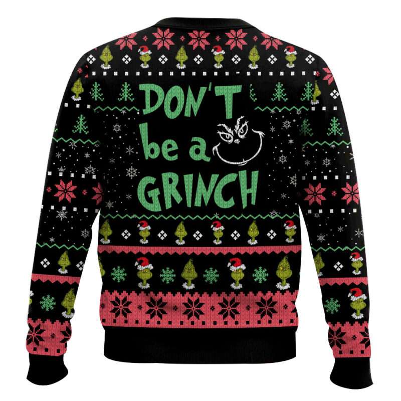 Santa’s Sleighers Grnch Ugly Christmas Sweater Santa’s Sleighers Grnch Ugly Christmas Sweater