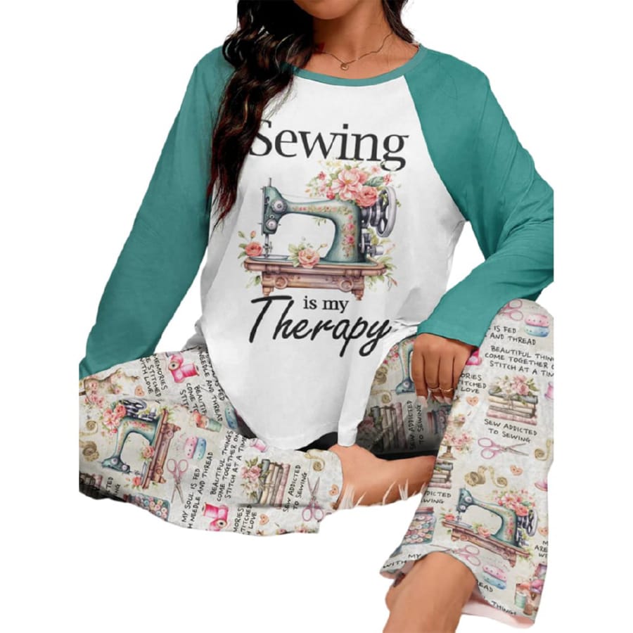 Sewing Lover Raglan Lounge Pajamas Sewing Is My Therapy Sewing Lover Raglan Lounge Pajamas Sewing Is My Therapy