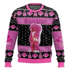 Chainsmoking Booster Jingle All The Way Ugly Christmas Sweater