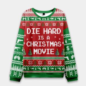 Die Hard is a Christmas Movie Ugly Christmas Sweater