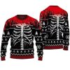 Skeleton Skull Spooky Ugly Halloween Sweater