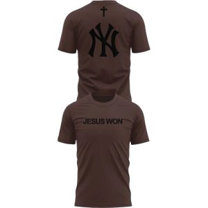 2025 Yankees Jesus Won Shirt