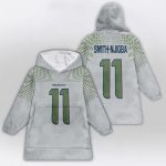 Smith-Njigba 11 Seattle Football Unisex Blanket Hoodie