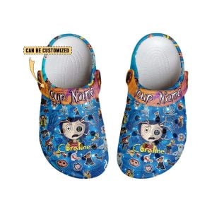 Personalized Coraline x Halloween Crocs Clogs
