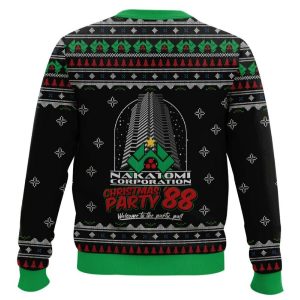 Die Hard Ho Ho Ho Machine Gun Christmas Ugly Sweater1