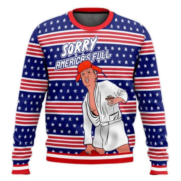 Sorry Merica’s Full Trump Parody Of Shitter’s Full Ugly Christmas Sweater