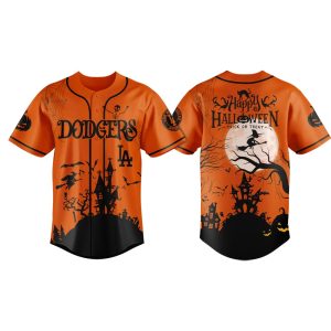 2025 Dodgers Happy Halloween Trick Or Treat Jersey