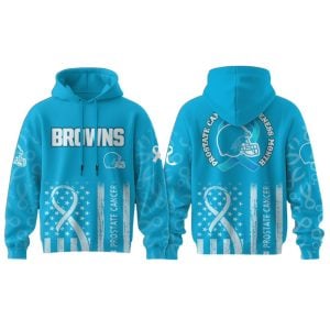 Browns Prostate Cancer Awareness Hoodie 2025