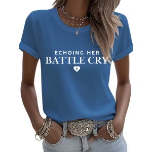 Charlie Kirk Echoing Her Battle Cry Red Shirt3