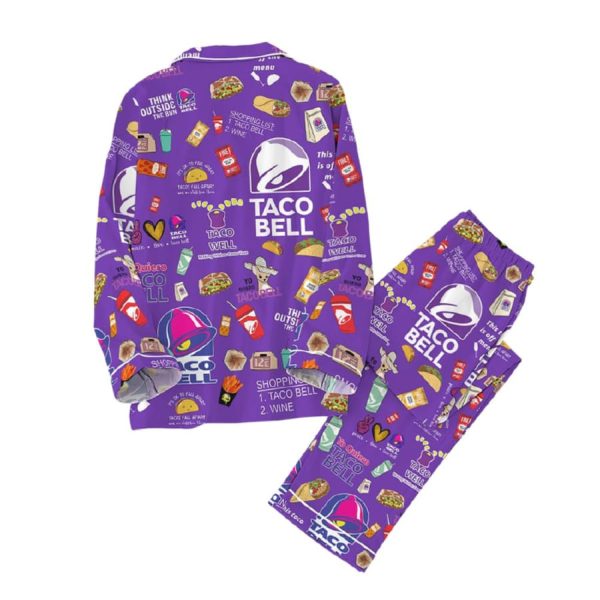 Taco Bell Fast Food Pajamas Set