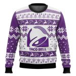 Taco Bell Purple Ugly Christmas Sweater