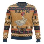 Talk to me Goose Top Gun Ugly Christmas Sweater