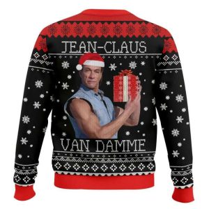Jean Claus Van Damme Christmas Ugly Sweater1