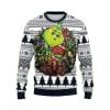 Texans Grnch Hug Ugly Christmas Sweater