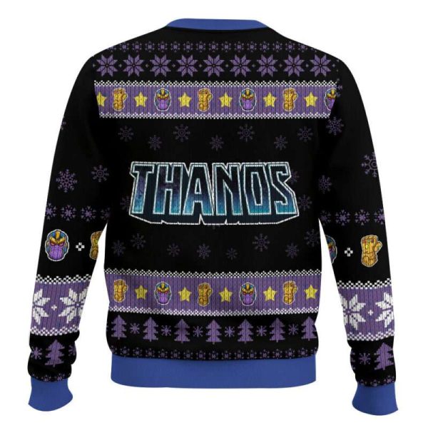 Thanos Oh Snap Ugly Christmas Sweater