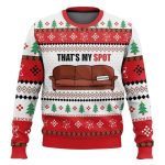 That's My Spot Sheldon Cooper The Big Bang Theory Ugly Christmas Sweater