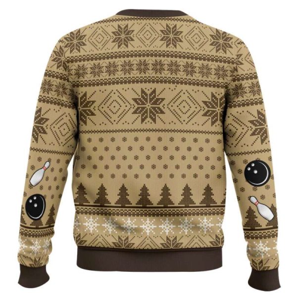 The Big Lebowski The Dude Abides Cute Christmas Gift Ugly Christmas Sweater