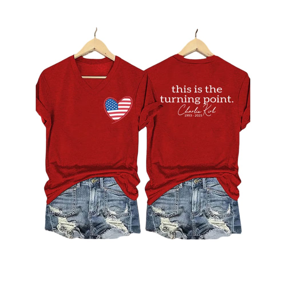 This Is The Turning Point Charlie Kirk Two Sided Shirt This Is The Turning Point Charlie Kirk Two-Sided Shirt