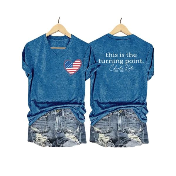 This Is The Turning Point Charlie Kirk Two-Sided Shirt