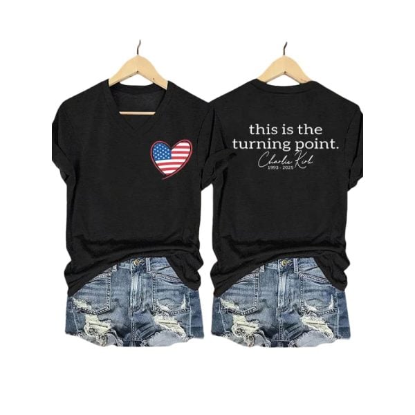 This Is The Turning Point Charlie Kirk Two-Sided Shirt