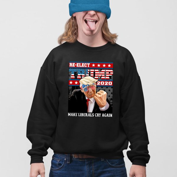 Thomas Jacob Re-elect Trump 2020 Make Liberals Cry Again Shirt