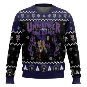 Undertaker Paul Bearer Ugly Christmas Sweater