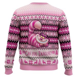 Cheshire Cat Alice in Wonderland Ugly Christmas Sweater1