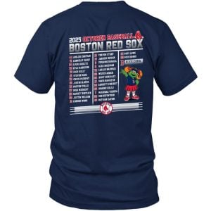 2025 Red Sox October Baseball Two Sided Shirt2