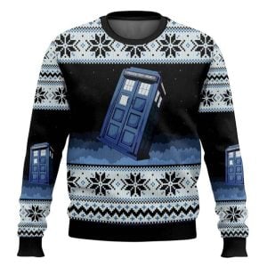 Doctor Who Tardis Ugly Christmas Sweater